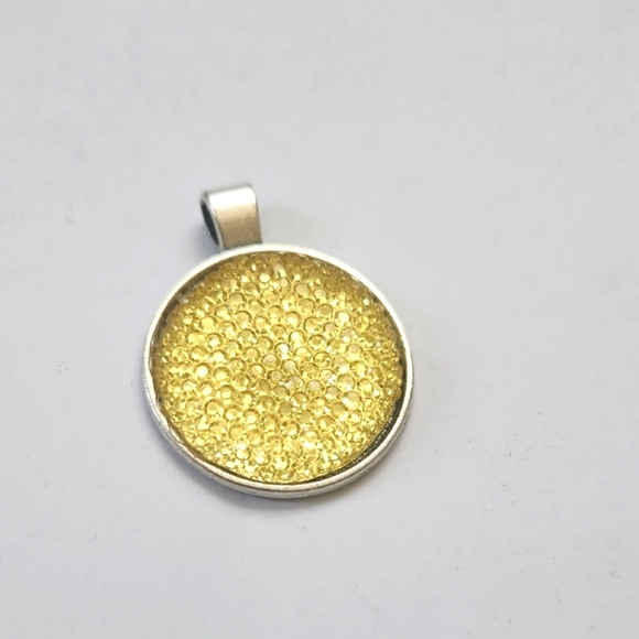 Elegant Silver and Gold Pendant - Picture 2 of 5